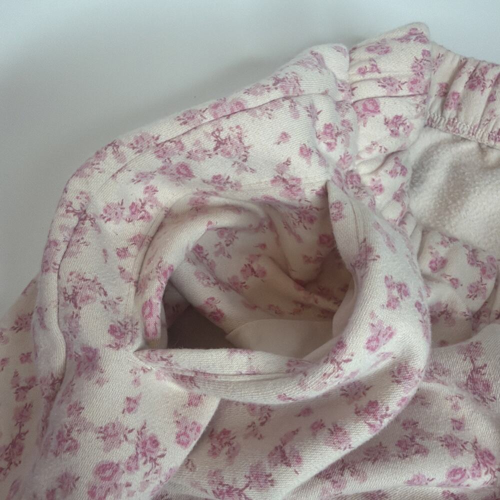 Gap x LoveShackFancy Pink Floral High Rise Sweatpants joggers Womens XXL - Picture 6 of 12